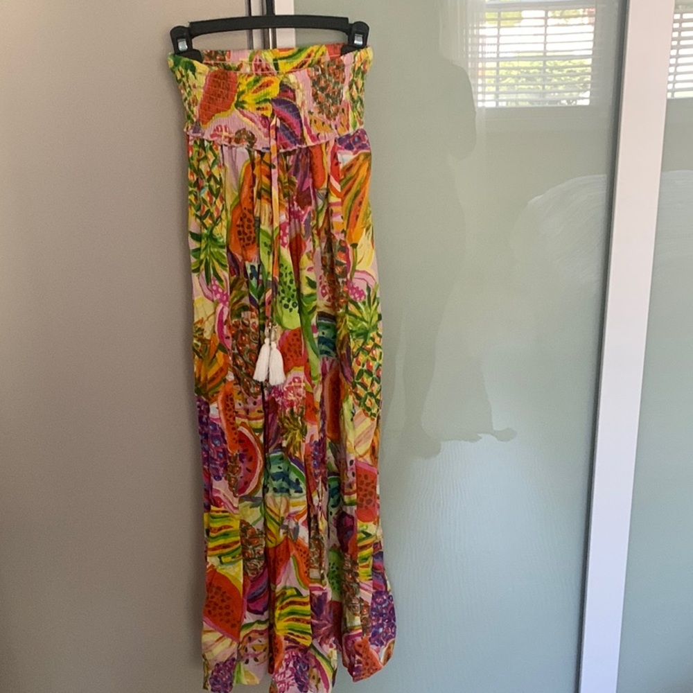 Vibrant Multicolor Wide Leg Pants